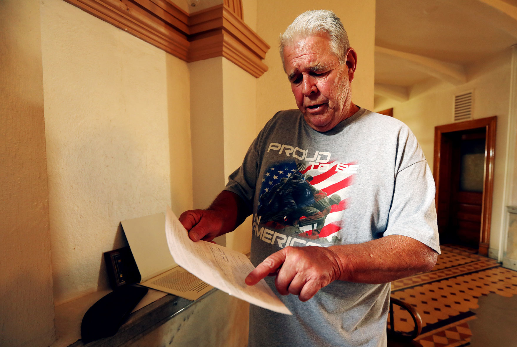 Local military historian holds dedication ceremony for WWI veteran